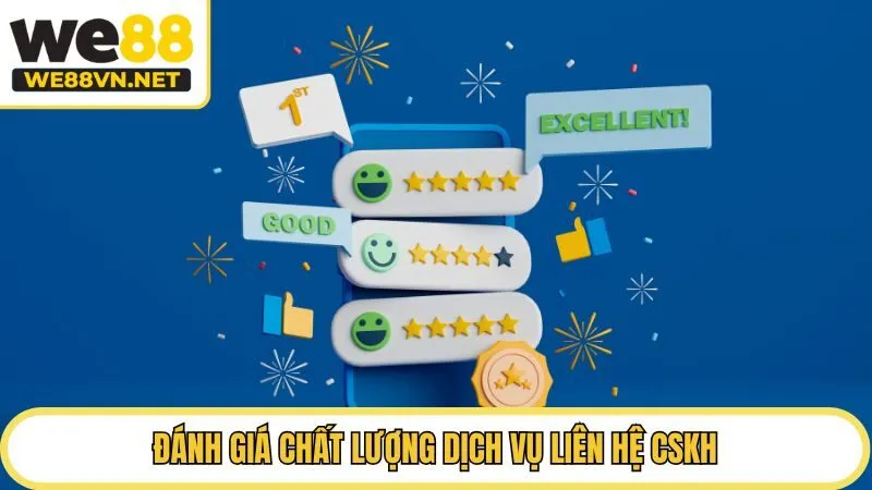 Đánh giá chất lượng dịch vụ liên hệ hỗ trợ CSKH